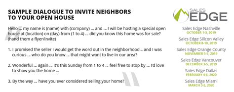 tom ferry mega open house|tom ferry open house script.